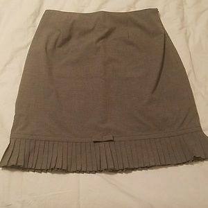 Grey midi skirt